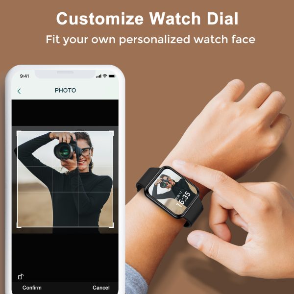 Pautios Smart Watch, 1.55 Inch Touchscreen Smartwatch - Image 3